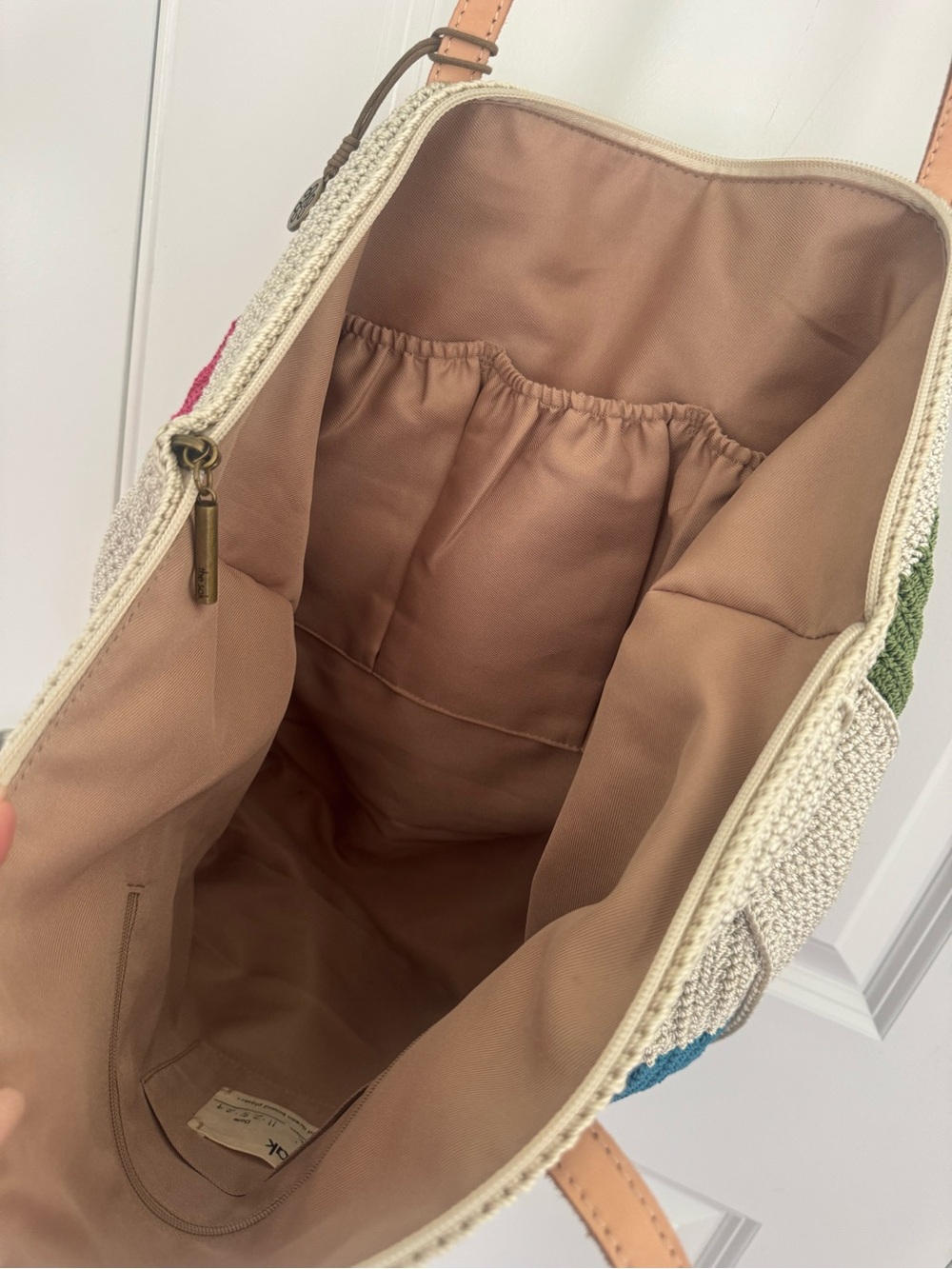 The Sak Faye Large Tote in Multi Sunbeam - Picture 11 of 16